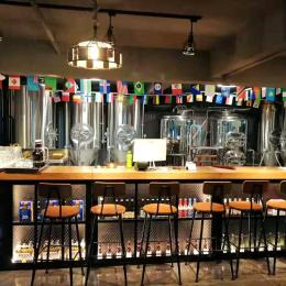 滄州定制1000L不銹鋼發酵罐全自動啤酒釀造設備