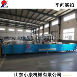 小康牌全自動連續拉伸酒店菜真空包裝機-湘菜預制菜連續拉伸真空機