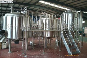 HL-1000L精釀啤酒設備發酵罐  實景場地